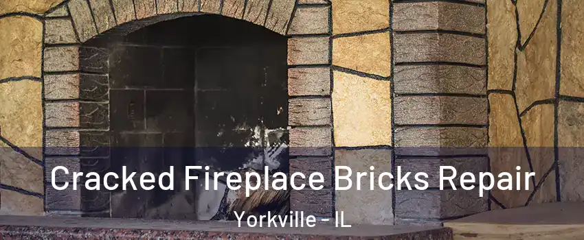  Cracked Fireplace Bricks Repair Yorkville - IL
