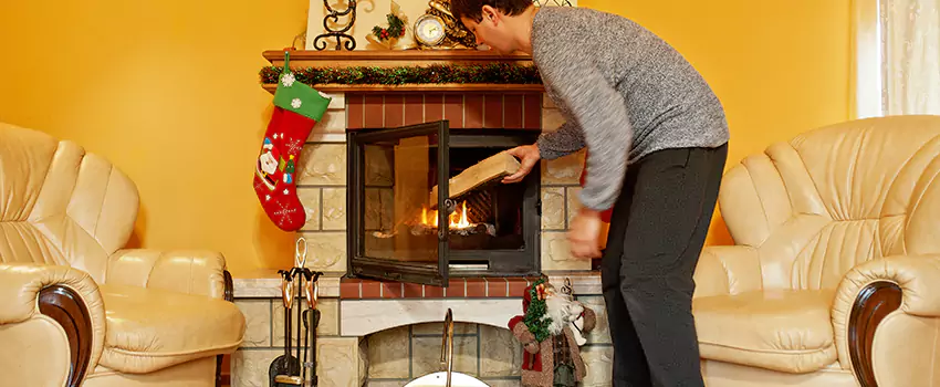Gas to Wood-Burning Fireplace Conversion Services in Yorkville, Illinois