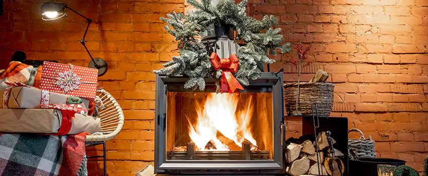 Travis Industries Linear Gas Fireplace Installation in Yorkville, Illinois