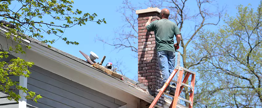 Vinyl and PVC Chimney Flashing Installation in Yorkville, IL