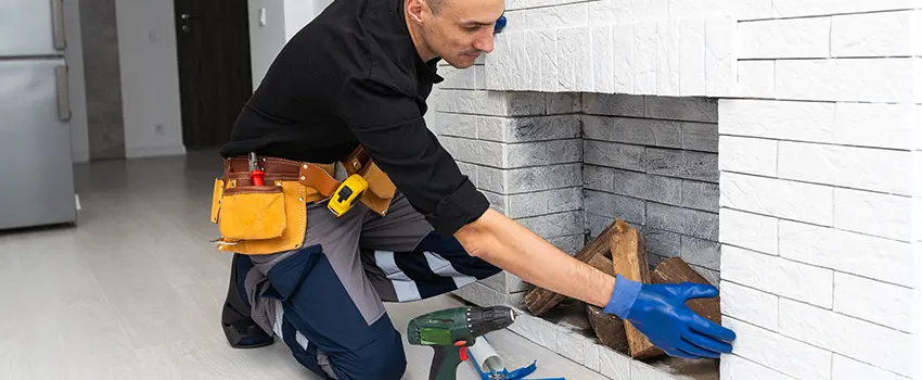 Fireplace Damaged Damper Frame Repair Services in Yorkville, Illinois