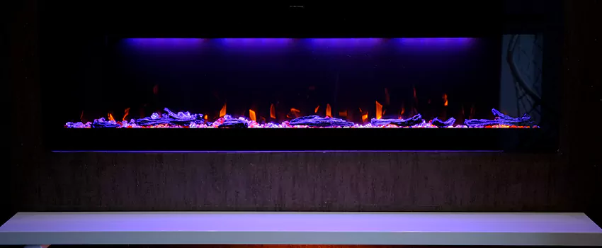 Dynamic Flame Color Fireplace Installation in Yorkville, IL