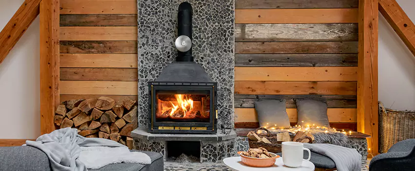 Thelin Hearth Products Direct Vent Gas Stove Fireplace Inspection in Yorkville, Illinois