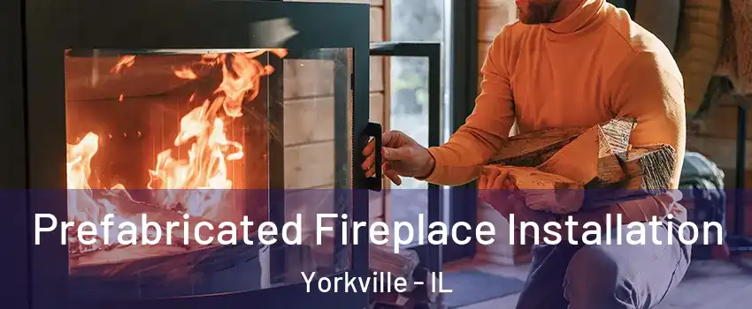  Prefabricated Fireplace Installation Yorkville - IL